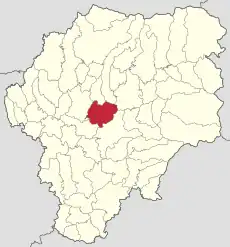 Localizare în cadrul județului