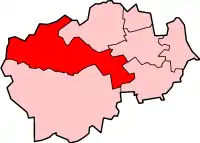 Poziția localității Wear Valley