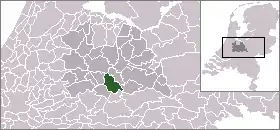 Poziția localității Houten