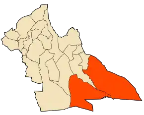 Poziția localității Hassi R'Mel