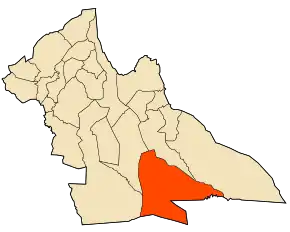 Poziția localității Hassi R'Mel