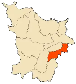 Poziția localității El Hadjar