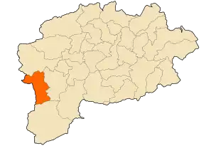 Poziția localității Aïn Reggada