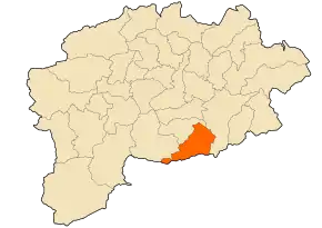 Poziția localității Aïn Sandel