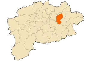 Poziția localității Beni Mezline