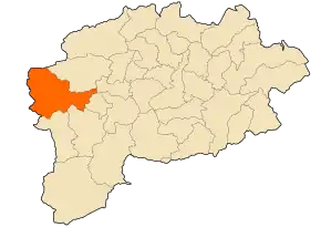 Poziția localității Bordj Sabat