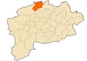 Poziția localității Bouati Mahmoud