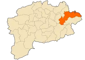 Poziția localității Bouchegouf