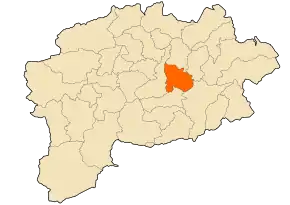 Poziția localității Boumahra Ahmed