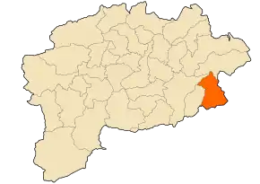 Poziția localității Oued Cheham