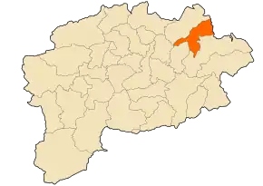 Poziția localității Oued Fragha