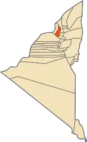 Localizarea comunei în cadrul provinciei