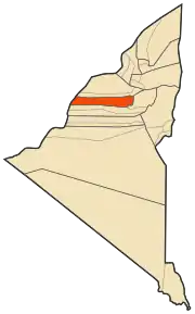 Localizarea districtului în cadrul provinciei