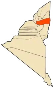 Localizarea districtului în cadrul provinciei