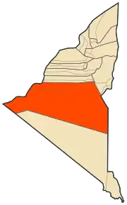 Localizarea districtului în cadrul provinciei