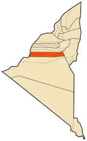 Localizarea districtului în cadrul provinciei