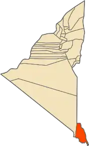 Localizarea comunei în cadrul provinciei