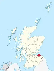 Poziția regiunii East Lothian