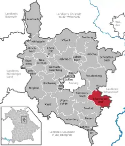 Poziția localității Ebermannsdorf