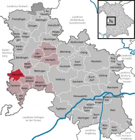 Poziția localității Ederheim