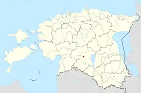 Poziția localității Viljandi