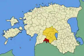 Poziția localității Abja