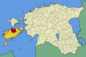 Poziția localității Leisi