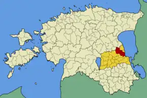 Comuna Vara în Comitatul Tartu, Estonia