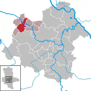 Poziția localității Egeln