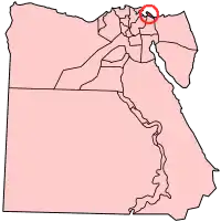 Poziția localității Port Said