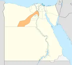 Harta guvernoratului Giza în cadrul Egiptului