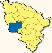 Poziția  Ehekirchen pe harta districtului Neuburg-Schrobenhausen