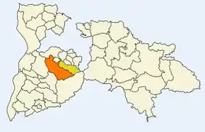 Poziția  Ehrenkirchen pe harta districtului Breisgau-Hochschwarzwald