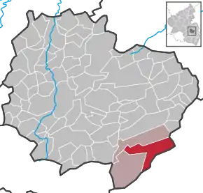 Poziția localității Eisenberg