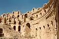 El Djem - Amfiteatrul roman (interiorul)