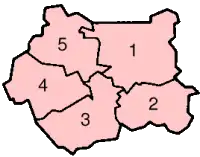 Poziția localității West Yorkshire