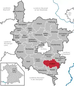 Poziția localității Ensdorf