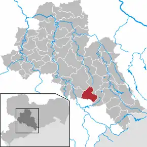 Poziția localității Eppendorf