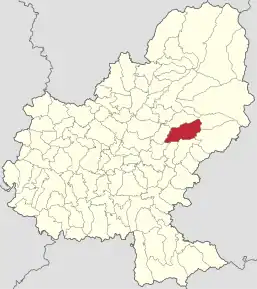 Localizare în cadrul județului