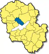 Poziția markt Ergolding pe harta districtului Landshut