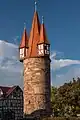 Dünzebacher Gate Tower Eschwege, Fostul fortificație orașului