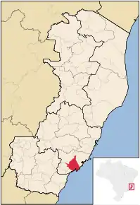 Poziția localității Anchieta, Espírito Santo