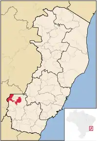 Poziția localității Iúna