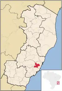 Poziția localității Viana, Espírito Santo