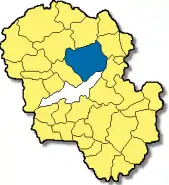 Poziția markt Essenbach pe harta districtului Landshut