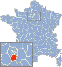 Poziția regiunii Essonne