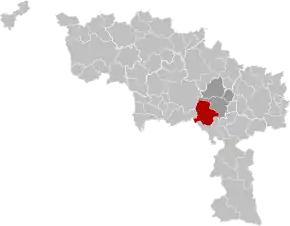 Estinnes în Provincia Hainaut