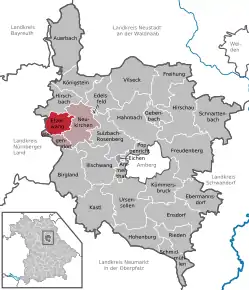 Poziția localității Etzelwang