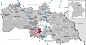 Poziția localității Etzenricht