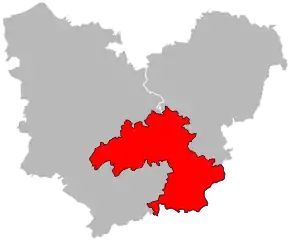 Arondismentul Évreux în cadrul departamentului Eure